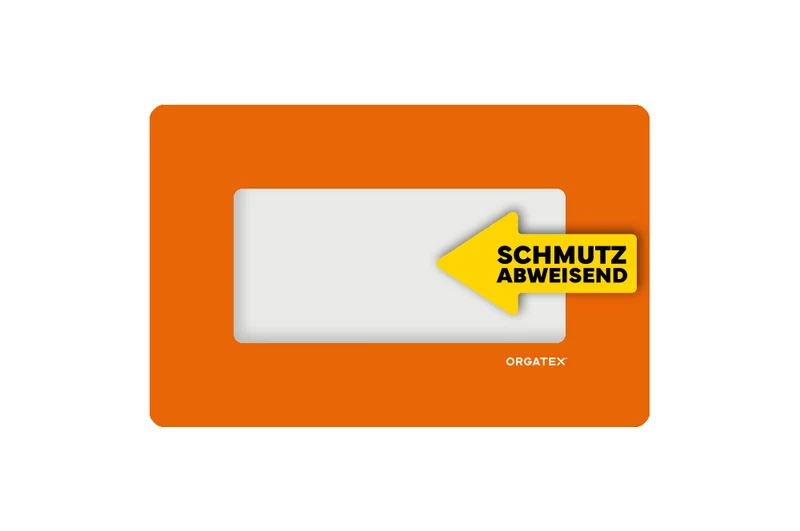 LongLife Klarsicht - Schmutzabweisend Bodenfenster, selbstklebend 1/3 DIN A4, Orange, 10 St. / Pack.