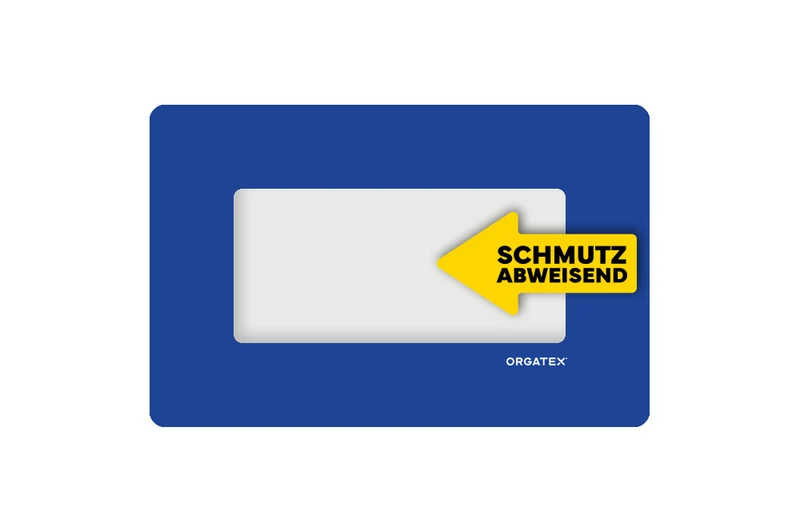 LongLife Klarsicht - Schmutzabweisend Bodenfenster, selbstklebend 1/3 DIN A4, Dunkelblau, 10 St. / Pack.