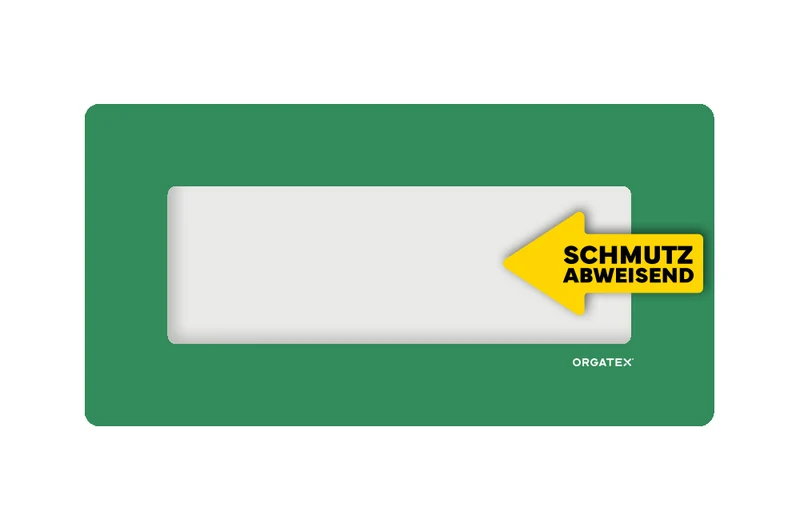 LongLife Klarsicht - Schmutzabweisend Bodenfenster, selbstklebend 1/2 DIN A4, Grün, 10 St. / Pack.