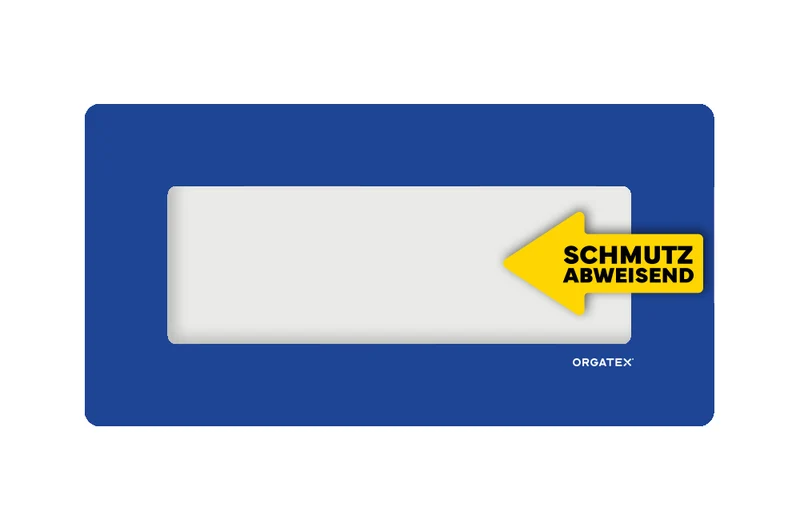 LongLife Klarsicht - Schmutzabweisend Bodenfenster, selbstklebend 1/2 DIN A4, Dunkelblau, 10 St. / Pack.