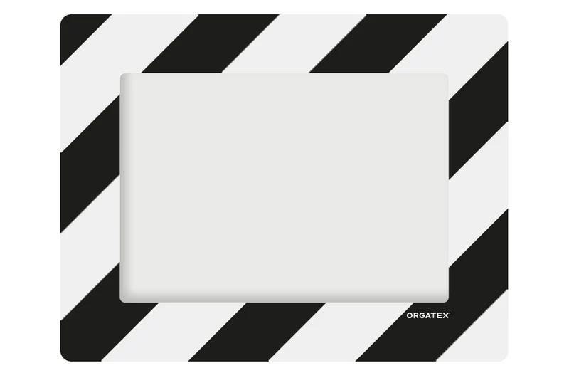 LongLife Klarsicht - Bodenmarkierung Bodenfenster, selbstklebend DIN A4, Schwarz/Weiß, 10 St. / Pack.
