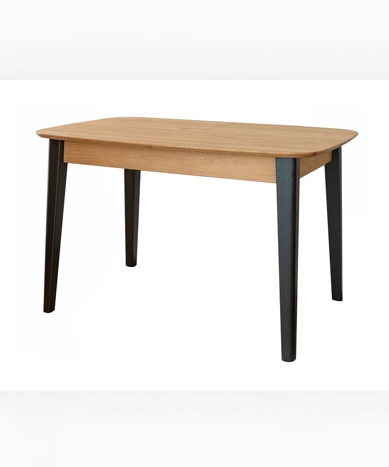 Ausziehbarer Massivholz-Esstisch Orbetello (120-165 cm)