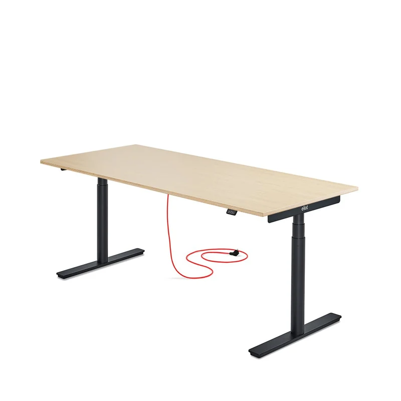 Eliot Original Black Tischplatte Eiche Multiplex 180x79cm