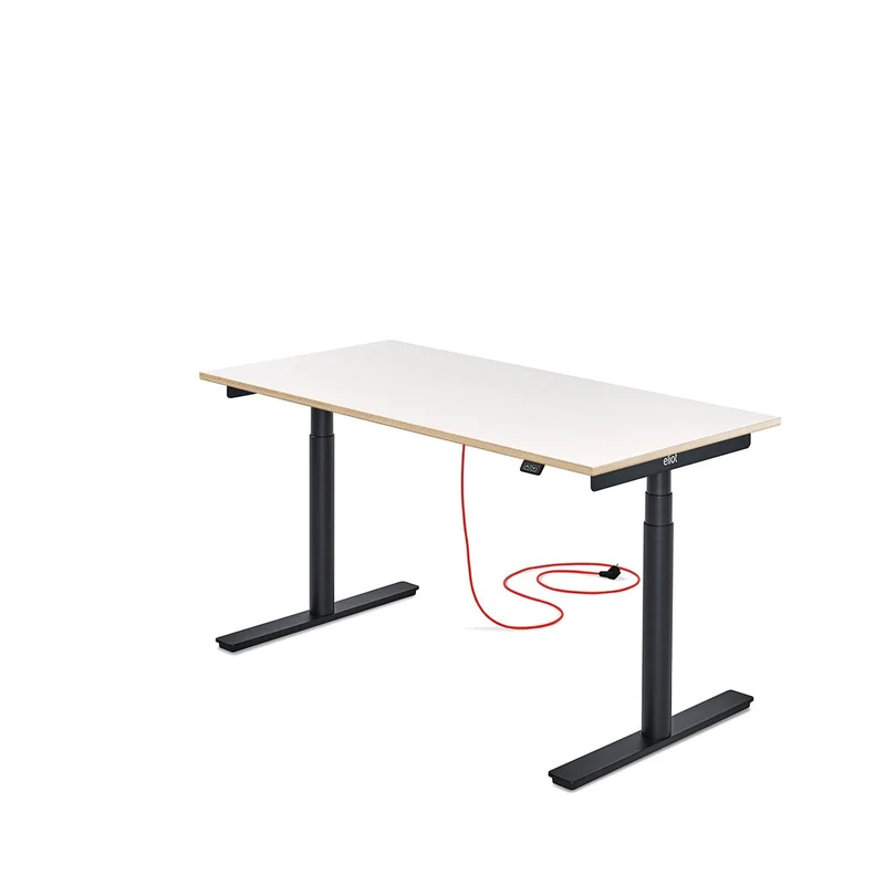 Eliot Original Black Tischplatte Multiplex Fenix Bianco 140x70cm