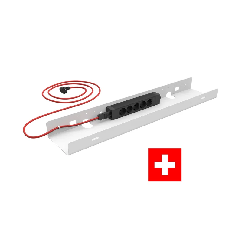 Kabelwanne 1cable-pro Schweiz White
