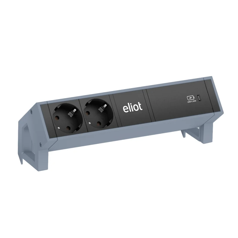 Desk Bluestone Auftischsteckdose mit 60W USB-C