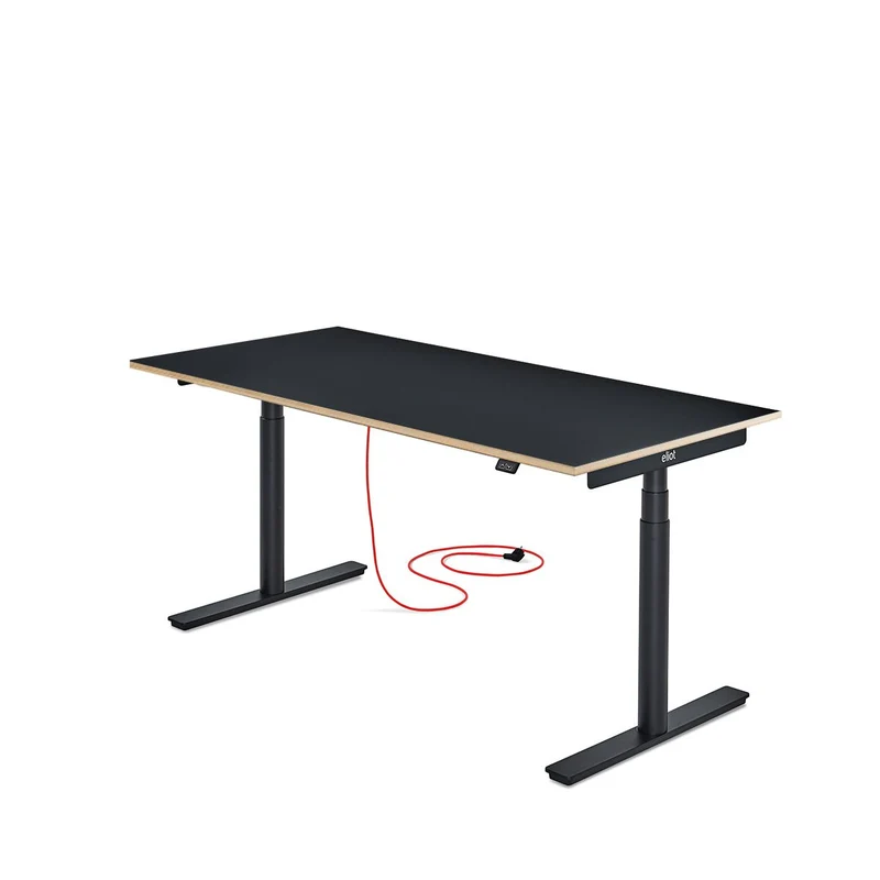 Eliot Original Black Tischplatte Multiplex Fenix Nero 160x79cm