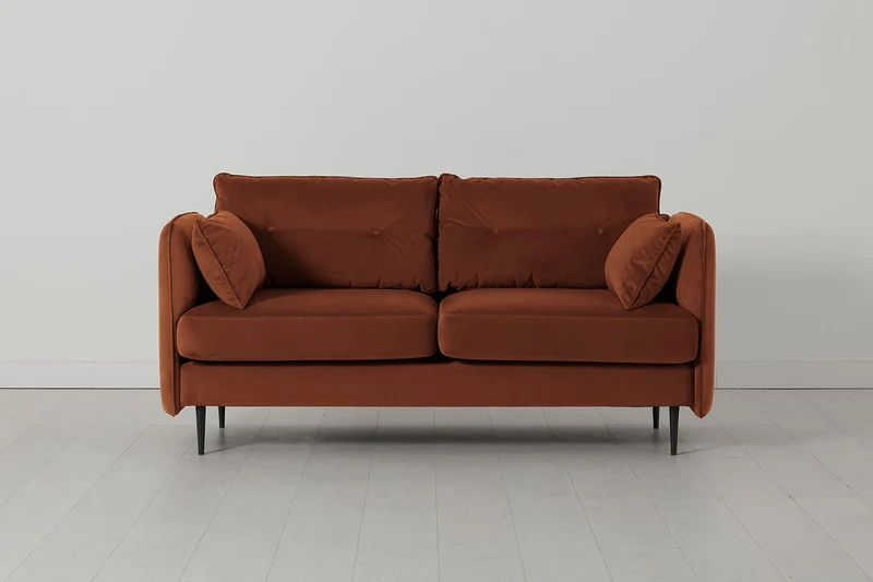Model 19 Zweisitzer-Sofa, Umbrabraun