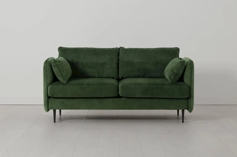 Model 19 Zweisitzer-Sofa, Tannengrün