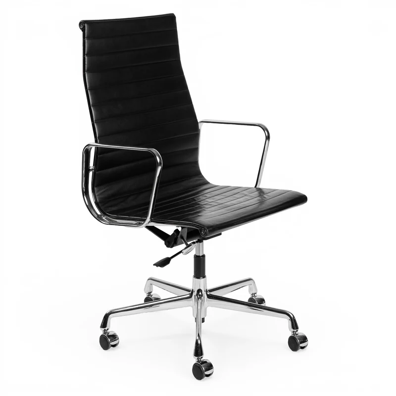 Vitra EA 119 Leder schwarz