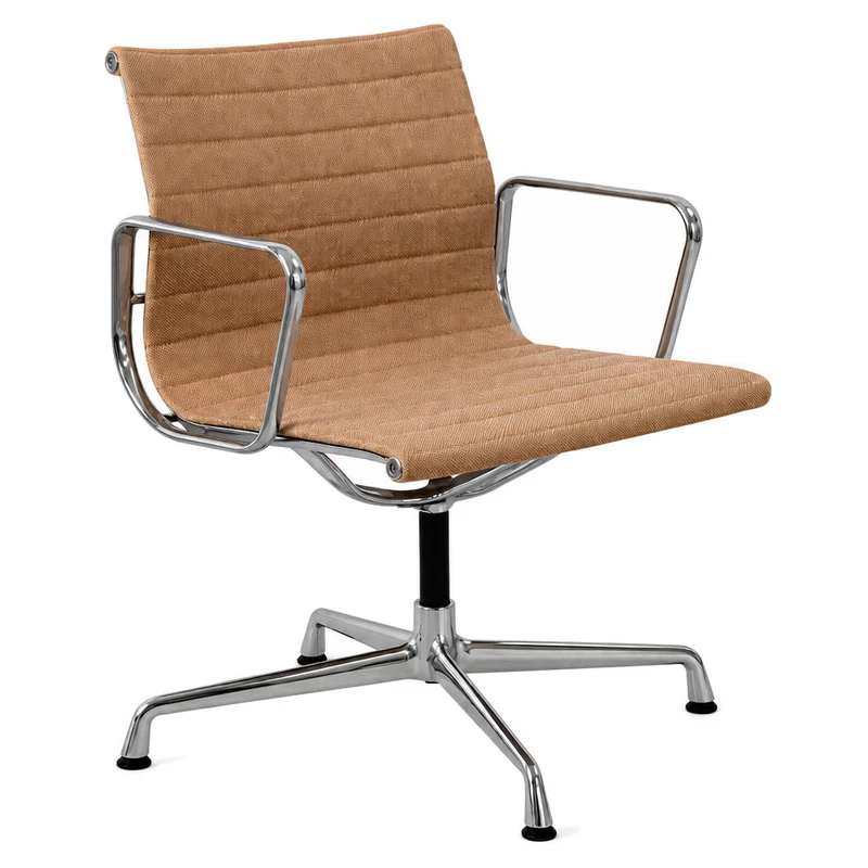 Vitra EA 104 Hopsak cognac/elfenbein Alu