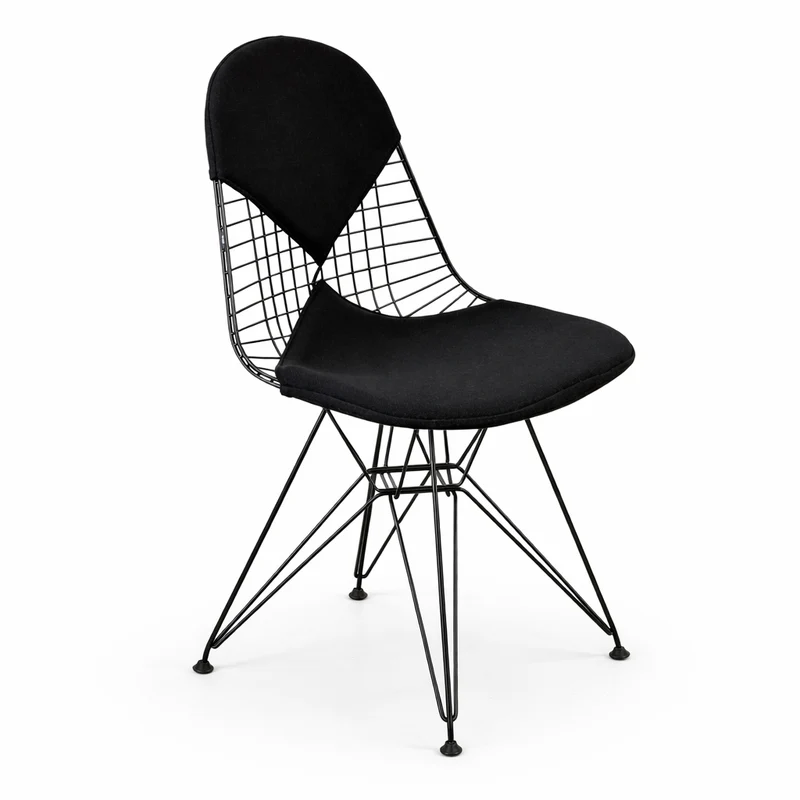 Vitra Wire Chair DKR-2 schwarz