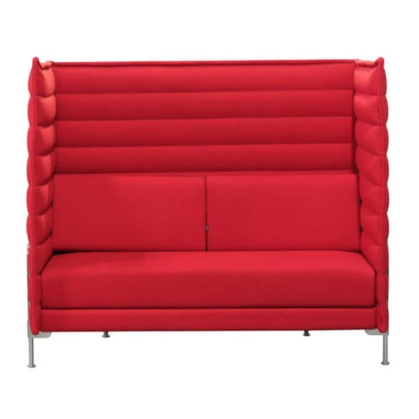 Vitra Alcove Highback 2-Sitzer Sofa rot