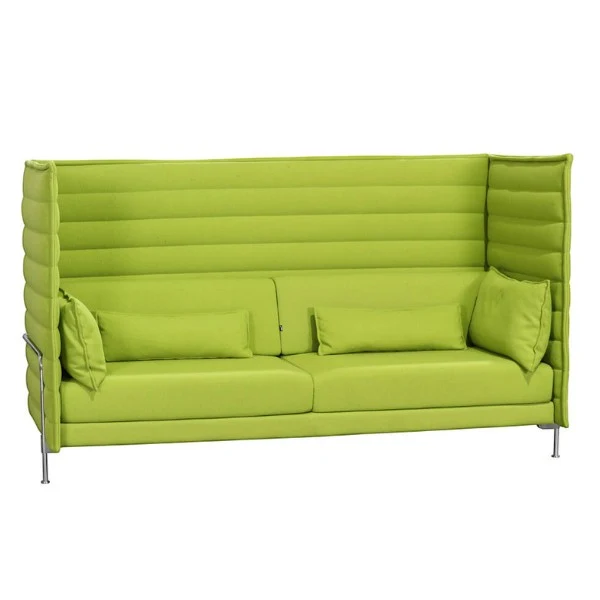 Vitra Alcove Highback 3-Sitzer lemon