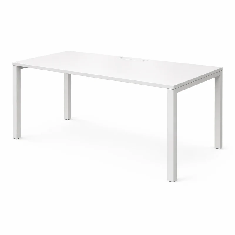 Paket: 5x Vitra WorKit Schreibtische 160x75cm weiß
