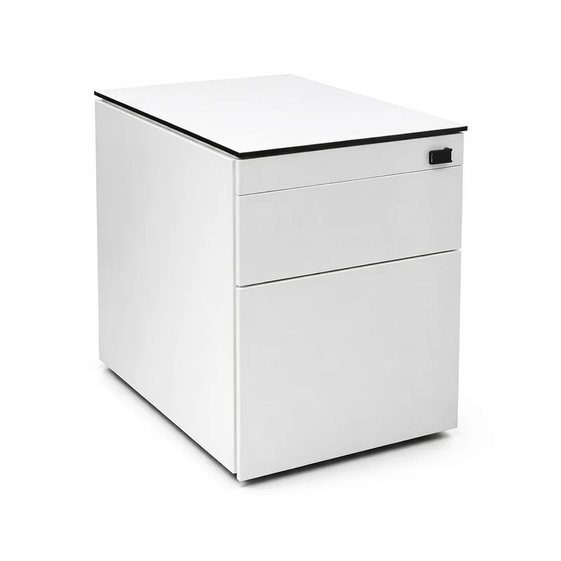 Steelcase Rollcontainer 3 Schubladen weiß