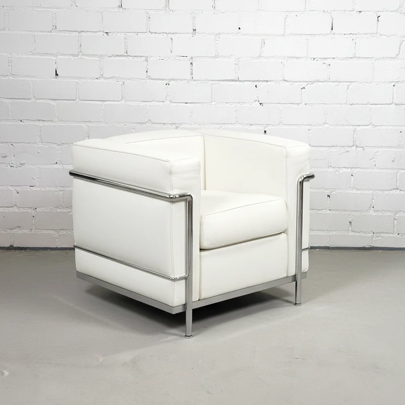 Cassina LC2 Sessel Leder weiß