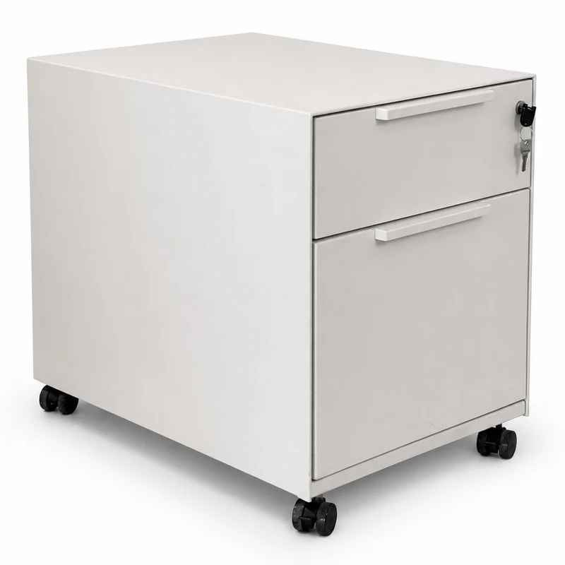 Vitra MBE Rollcontainer 2 Schubladen weiß