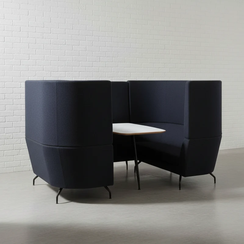 Orangebox Cwtch 2-Sitzer Highback Cabin dunkelblau