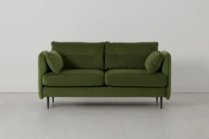 Model 19 Zweisitzer-Sofa, Laubgrün