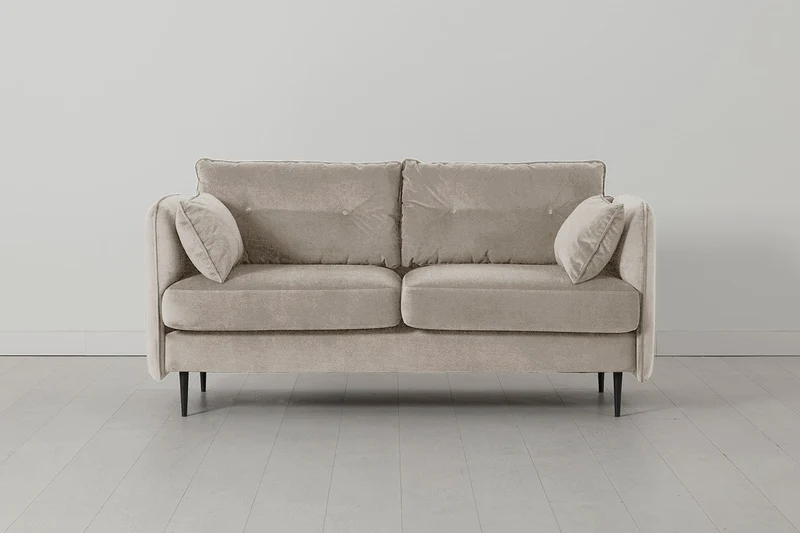Model 19 Zweisitzer-Sofa, Kreideweiß