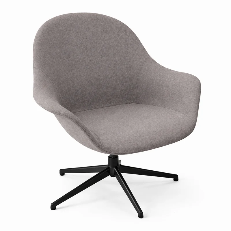 Johanson Atticus low Loungesessel grau