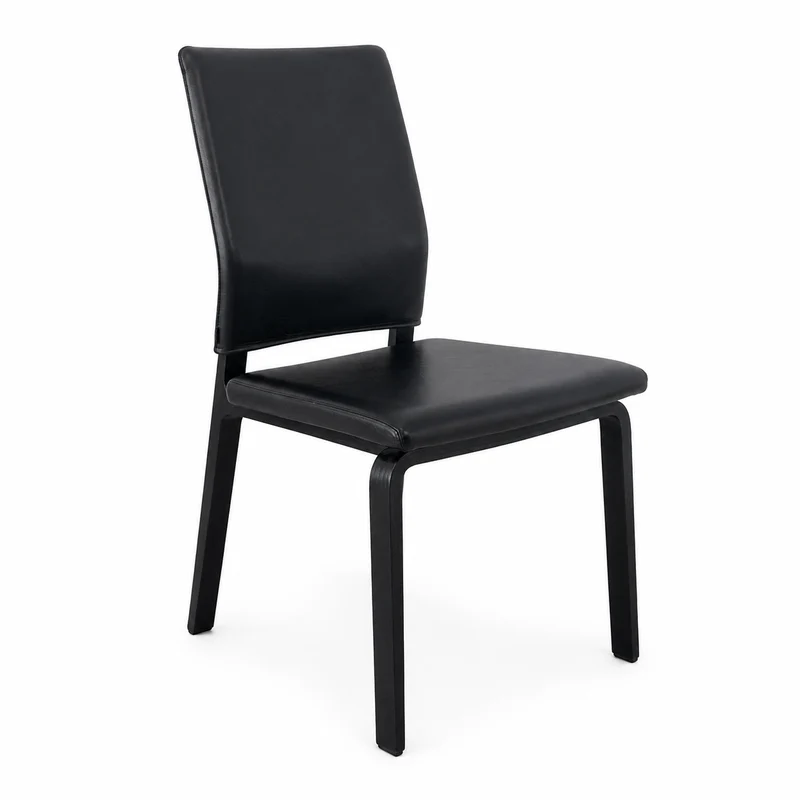 COR Fino Lederstuhl schwarz