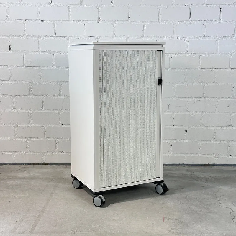 Steelcase Aktencaddy / Rollschrank Moby weiß
