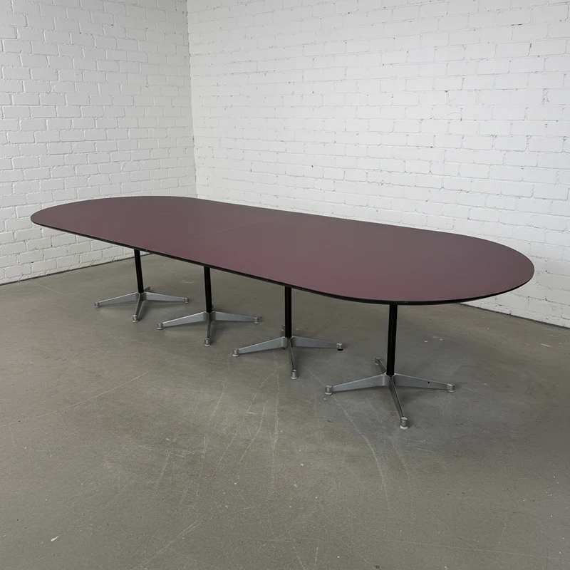 Herman Miller Konferenztisch 340x130cm Linoleum Platte