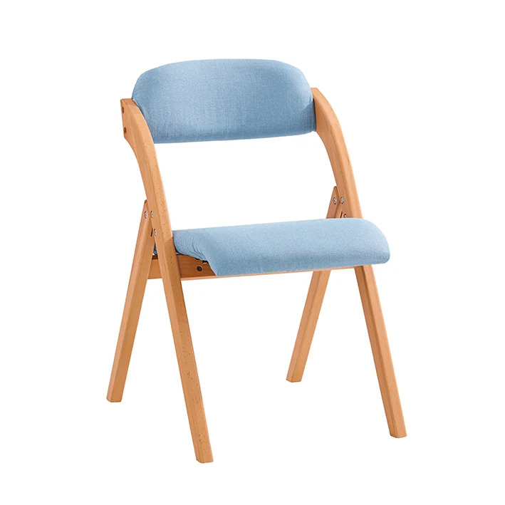 SoBuy | Klappstuhl | Küchenstuh l Schreibtischstuhl | Blau | FST92-BL