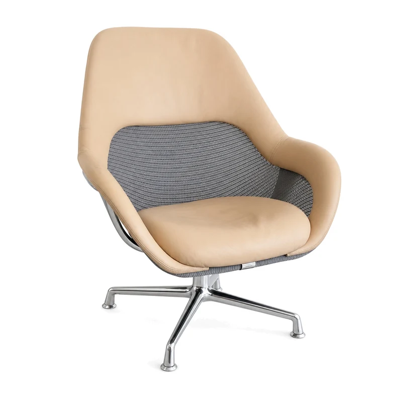 Coalesse SW_1 Lounge & Conference Chair Leder
