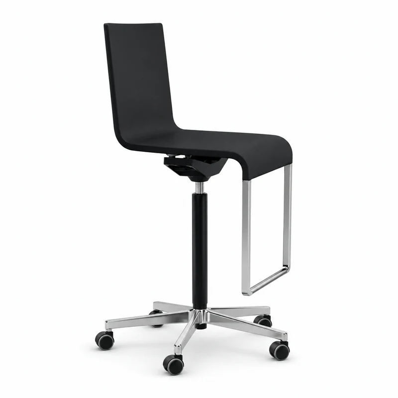 Vitra .03 High Hochstuhl schwarz