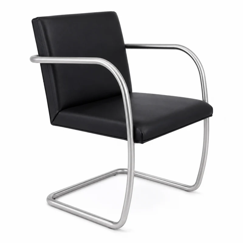Walter Knoll Brno Armlehnstuhl Rundrohr