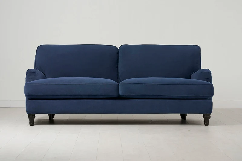Dreisitzer-Sofa Model 15, Blaugrün