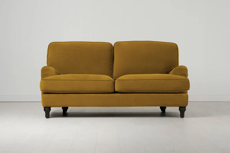 Model 15 2 Seater Sofa, Senfgelb