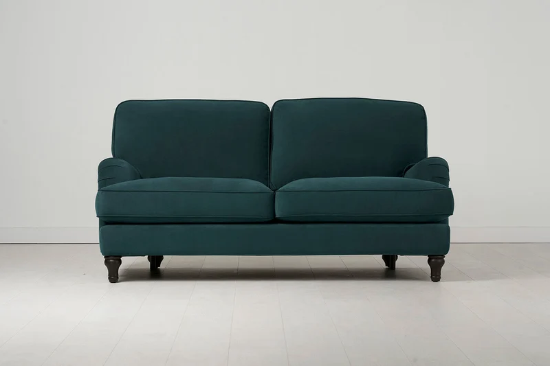 Model 15 2 Seater Sofa, Eisvogelblau