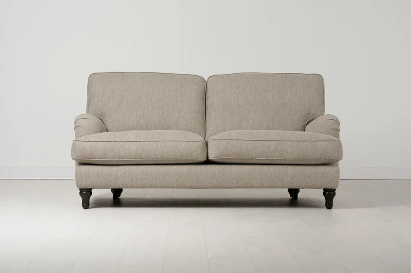 Model 15 2 Seater Sofa, Steingrau