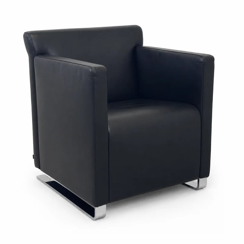 COR Quant Sessel Leder schwarz