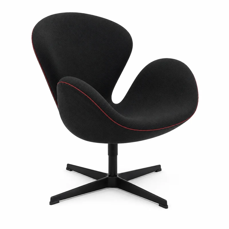 Fritz Hansen Swan Chair dunkelgrün/rot