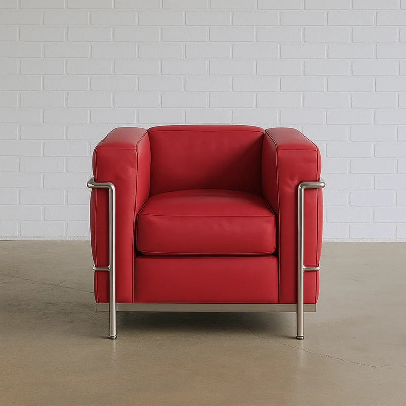 Cassina LC2 Sessel Leder rot