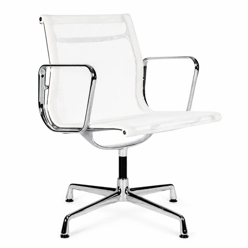 Vitra EA 108 Netz weiß Chrom