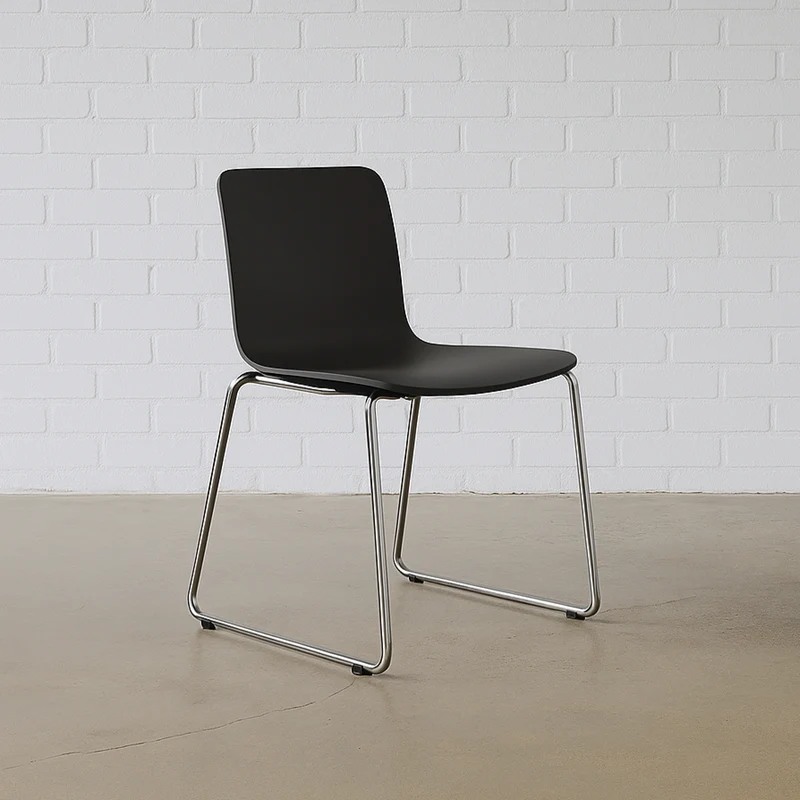 Vitra HAL Schalenstuhl schwarz