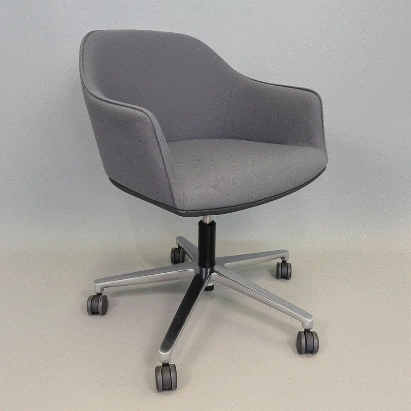 Vitra Softshell Chair grau/anthrazit