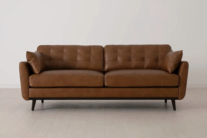 Dreisitzer-Sofa Model 10, Ahornbraun