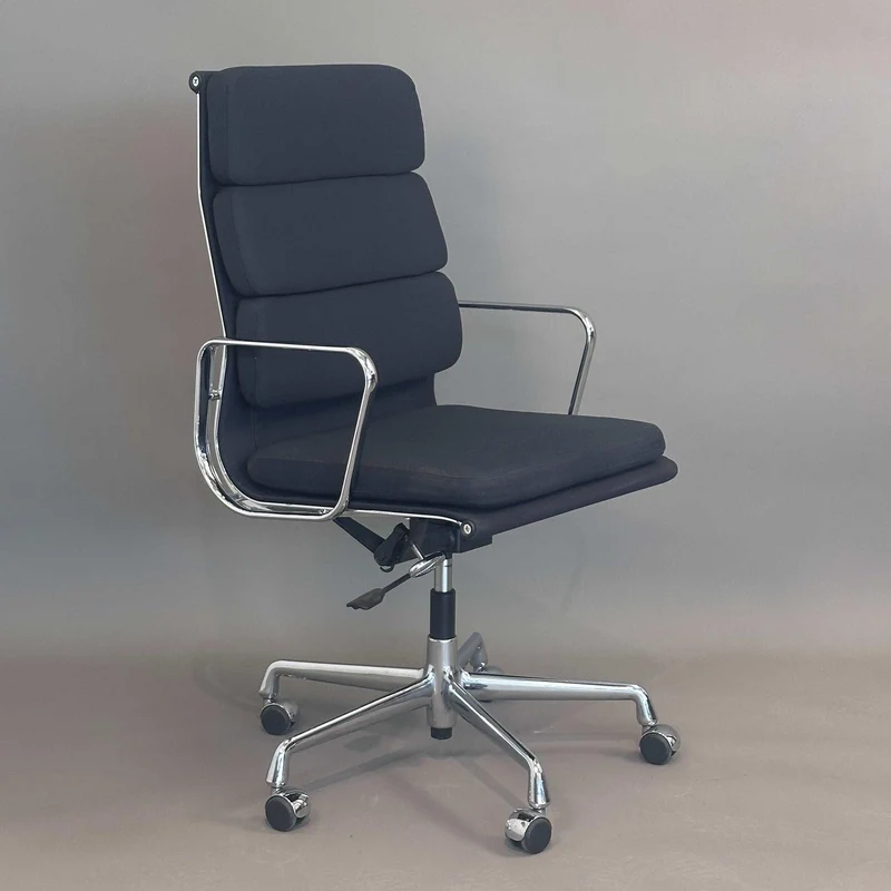 Vitra EA 219 Stoff schwarz Chrom