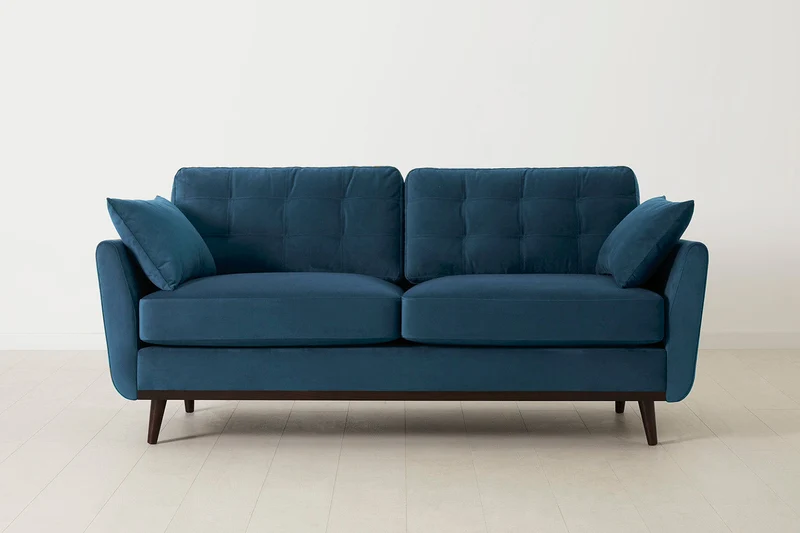 Zweisitzer-Sofa Model 10, Blaugrün