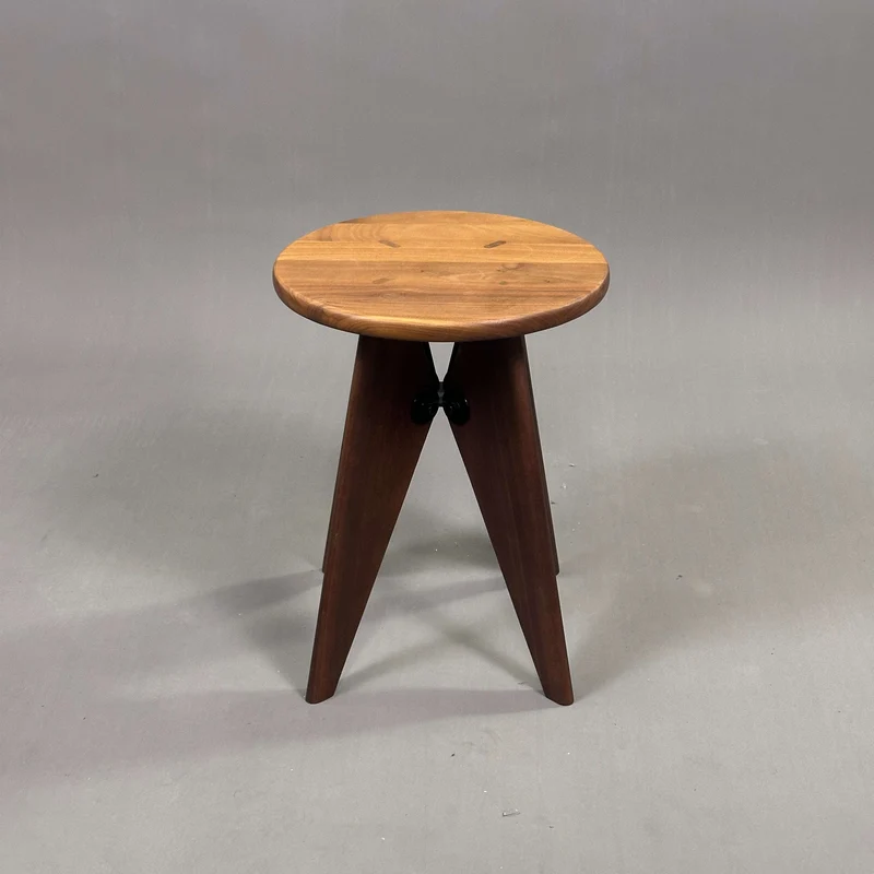 Vitra Hocker Tabouret Eiche dunkel