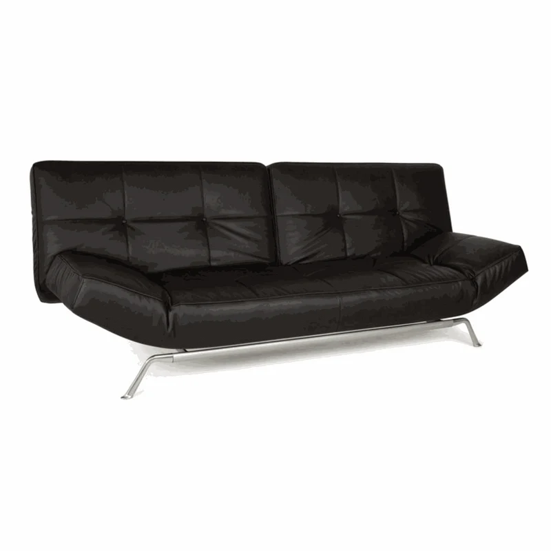 Lignet Roset Schlafsofa Smala Leder schwarz