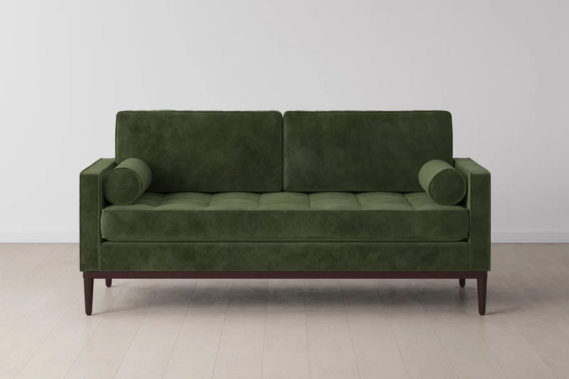 Zweisitzer-Sofa Model 02, Tannengrün