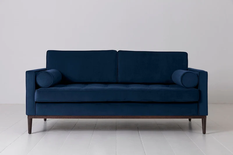 Zweisitzer-Sofa Model 02, Blaugrün
